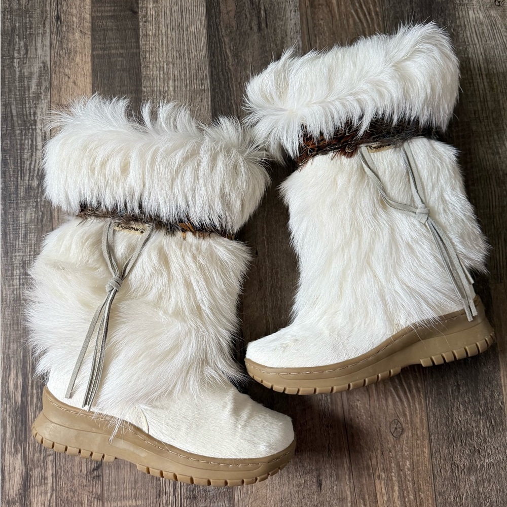 Bearpaw Kola Goat Fur and Wool women’s Winter Boots